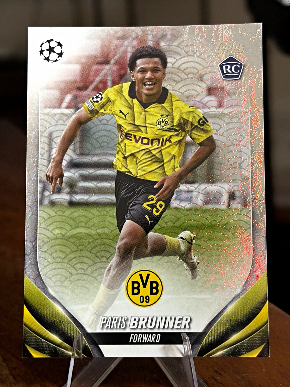 2023-24 Topps UEFA Paris Brunner RC /99 #44 Borussia Dortmund 2023-24 Topps UEFA Paris Brunner RC /99 #44 Borussia Dortmund
