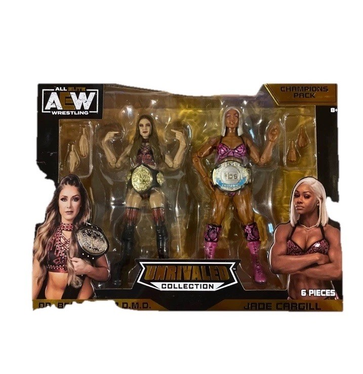 AEW Unrivaled Collection DR. BRITT BAKER JADE CARGILL Champions 6\