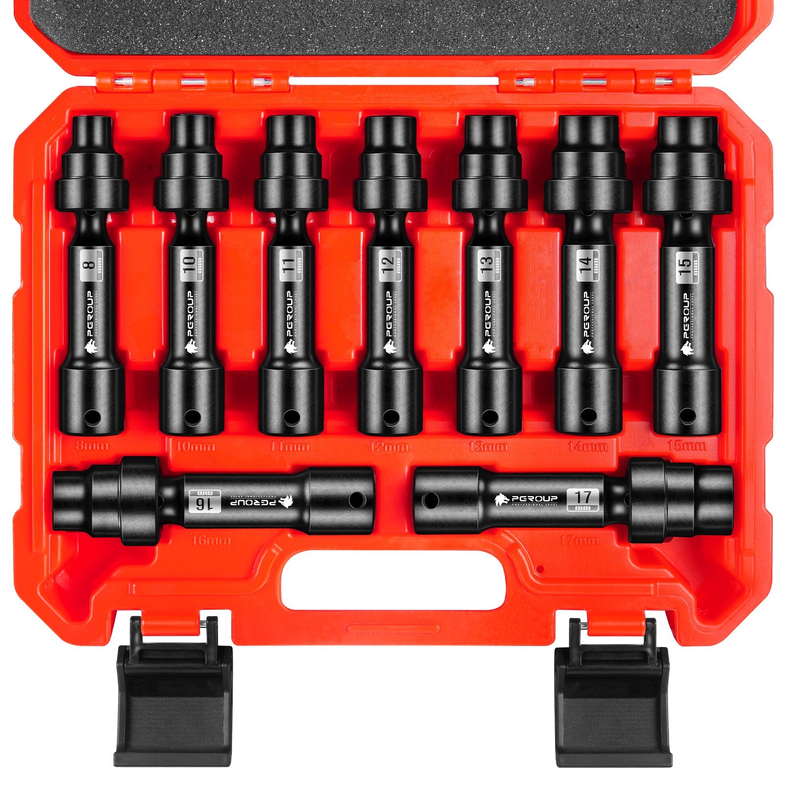 9-Pcs 1/2\'\' Drive Driveline Limited Clearance Socket Set,12-Point Metric Sockets 9-Pcs 1/2\'\' Drive Driveline Limited Clearance Socket Set,12-Point Metric Sockets