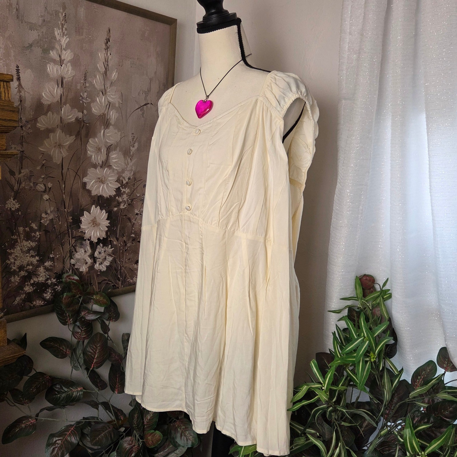 Torrid Peplum Washable Challis Corset Top Dew Cream 6 6X 30 41955580 Torrid Peplum Washable Challis Corset Top Dew Cream 6 6X 30 41955580