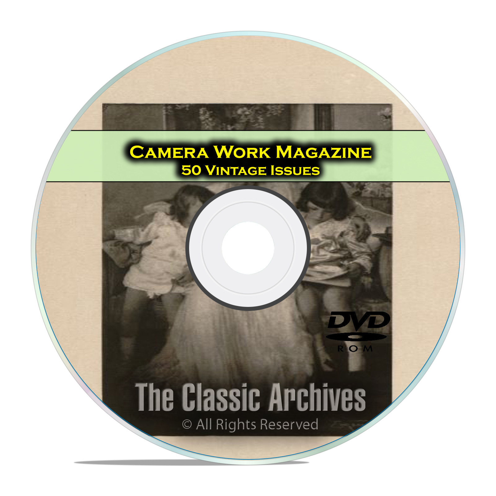 Camera Work Magazine, 50 Vintage Magazines, 1903-1917 Classic Art Photos DVD