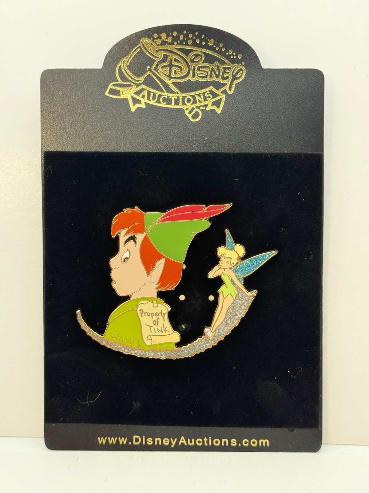 Disney Auctions 2006 Tinker Bell Peter Pan April Fools' Day LE 100 Pin 45898 Disney Auctions 2006 Tinker Bell Peter Pan April Fools' Day LE 100 Pin 45898