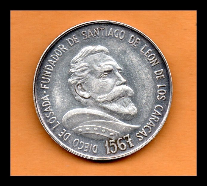 Venezuela Medal 1967 Diego de Losada, 400th Anniversary of the City of Caracas