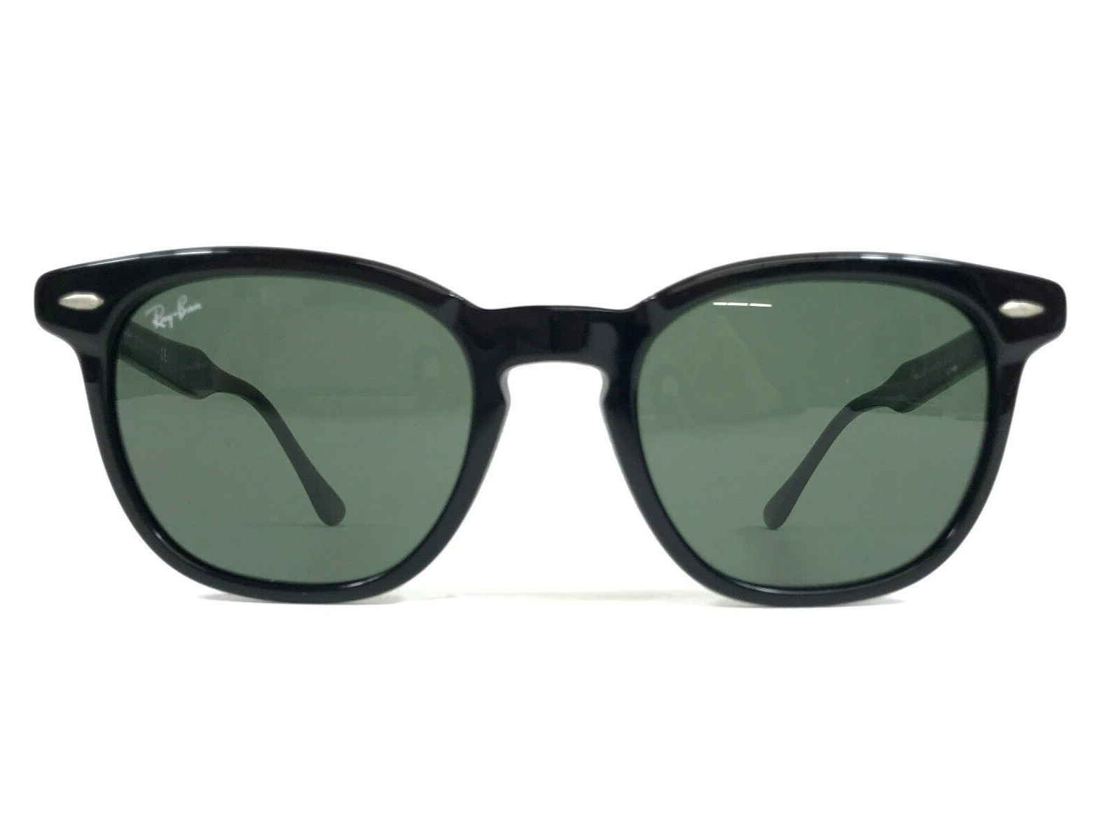 Ray-Ban Sunglasses RB2298 HAWKEYE 901/31 Polished Black Square with Green Lenses Ray-Ban Sunglasses RB2298 HAWKEYE 901/31 Polished Black Square with Green Lenses