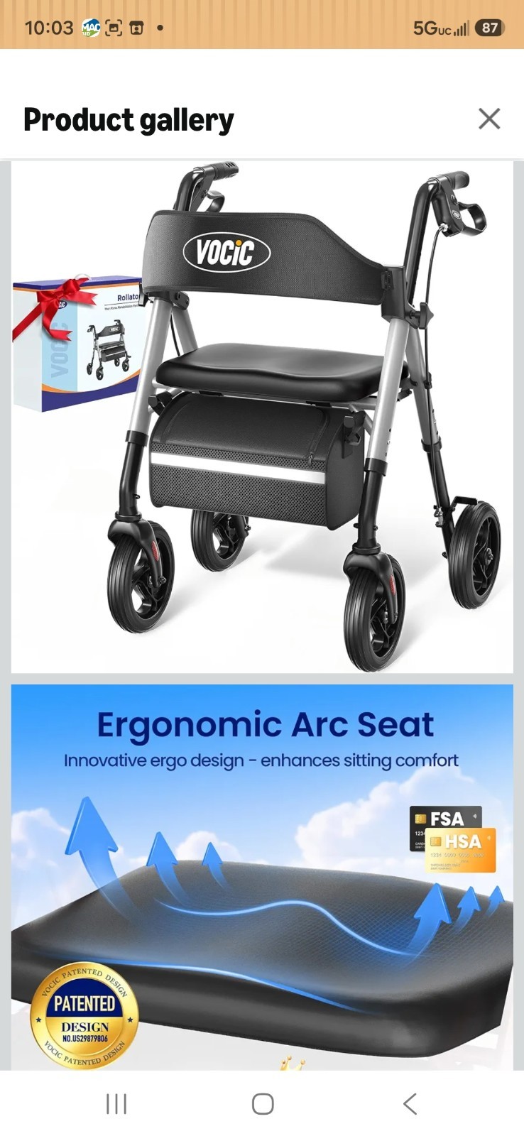 Vocic Rollator Z21 New Walker
