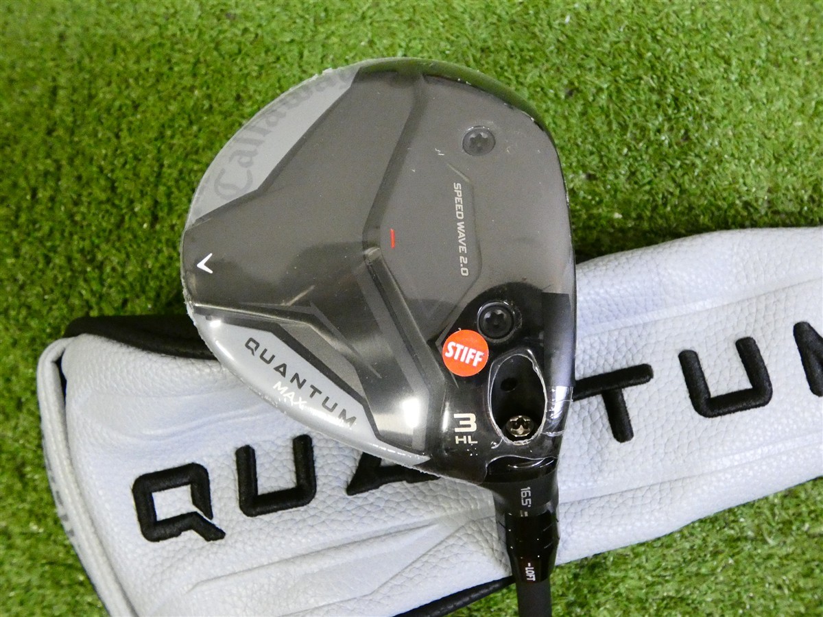 Callaway Quantum Max 16.5* 3HL Wood Denali Frost Silver 60g 6.0 Stiff w HC New Callaway Quantum Max 16.5* 3HL Wood Denali Frost Silver 60g 6.0 Stiff w HC New