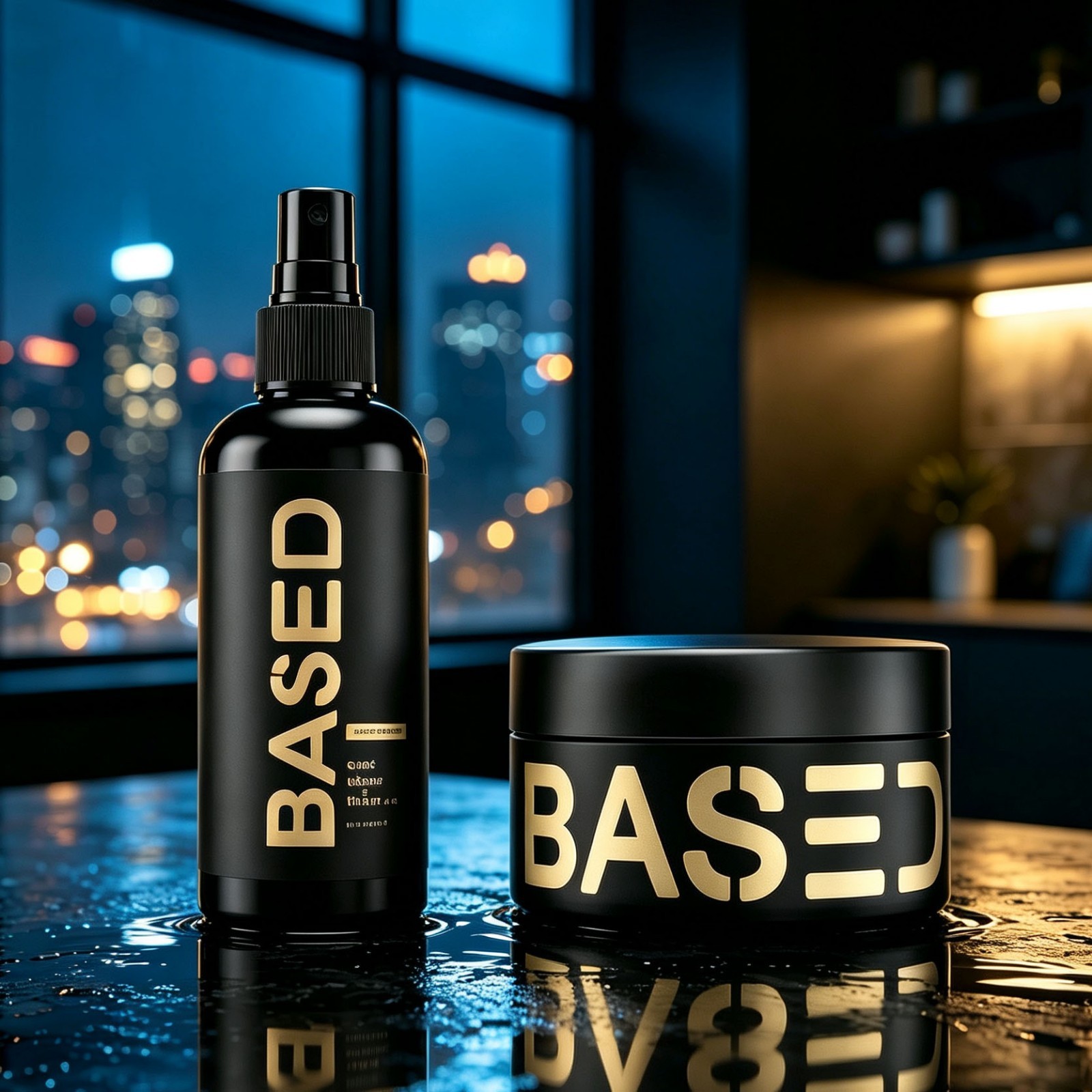 BASED Wave & Style Duo - Sea Salt Spray, Pomade, Beachy Texture, Medium Hold BASED Wave & Style Duo - Sea Salt Spray, Pomade, Beachy Texture, Medium Hold