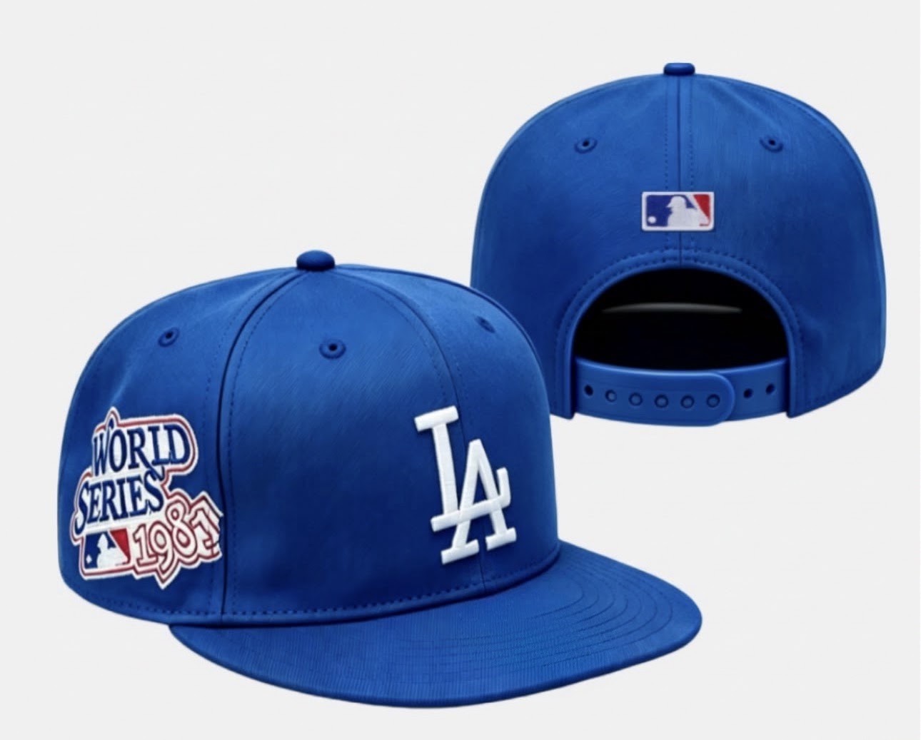 Los Angeles Dodgers 1981 World Series Embroidered Snapback Hat Blue Flat Bill Los Angeles Dodgers 1981 World Series Embroidered Snapback Hat Blue Flat Bill