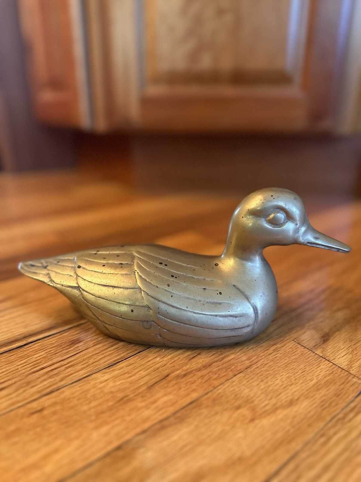 Brass Duck Figurine 10 Inch Vintage Solid Brass Brass Duck Figurine 10 Inch Vintage Solid Brass