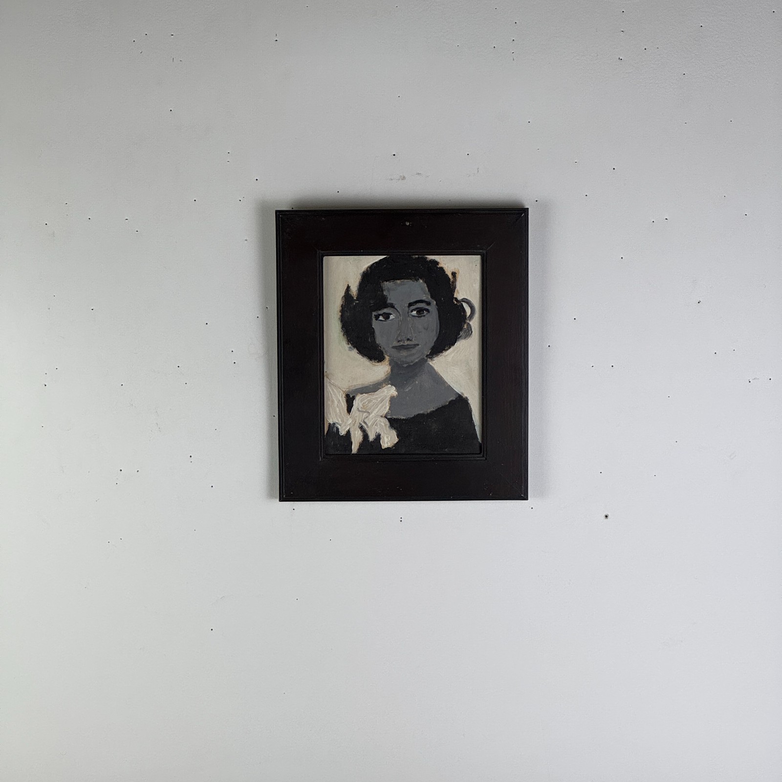 Folk Artist Earl Swanigan\'s Original Painting of Elizabeth Taylor