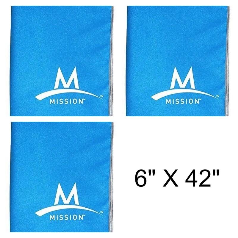3 Mission Cooling Towel Cool Sports Scarf BLUE 6\