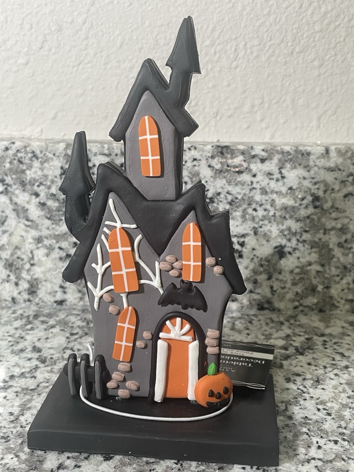Ashland Halloween Haunted House Trick or Treat Freestanding Wood Tabletop Decor Ashland Halloween Haunted House Trick or Treat Freestanding Wood Tabletop Decor
