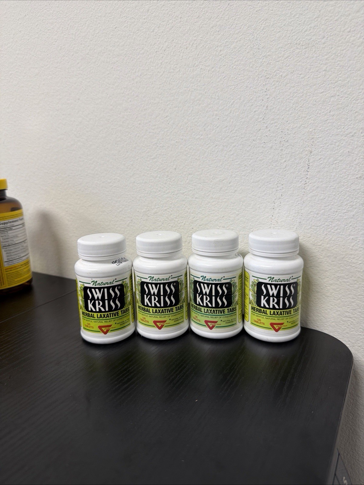 4-Herbal Supplement Swiss Kriss Herbal Laxative 120 Tablets in each 12/21/26+