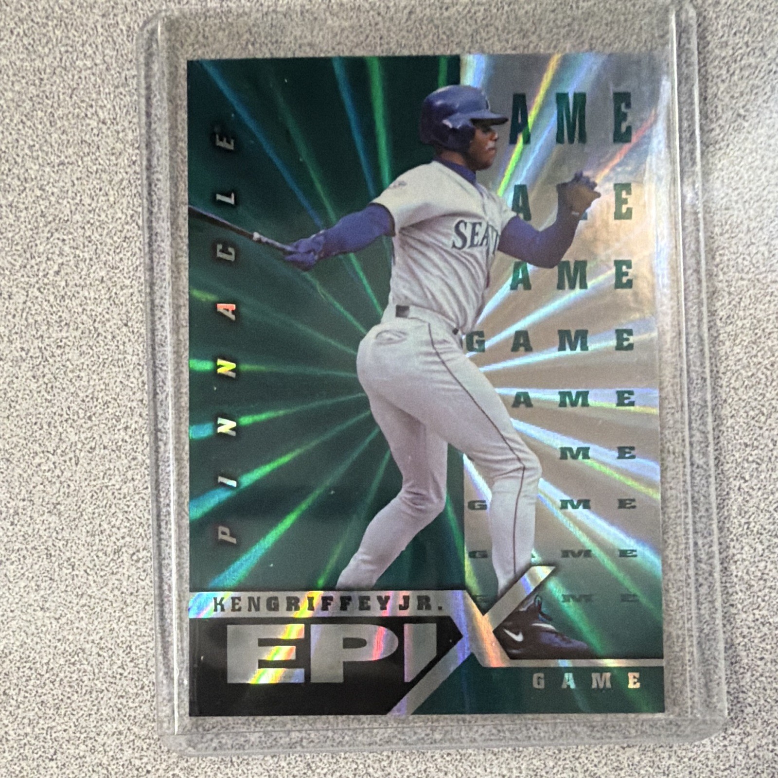 Pinnacle 1998 Epix Game Emerald Insert Ken Griffey Jr Seattle Mariners #E1