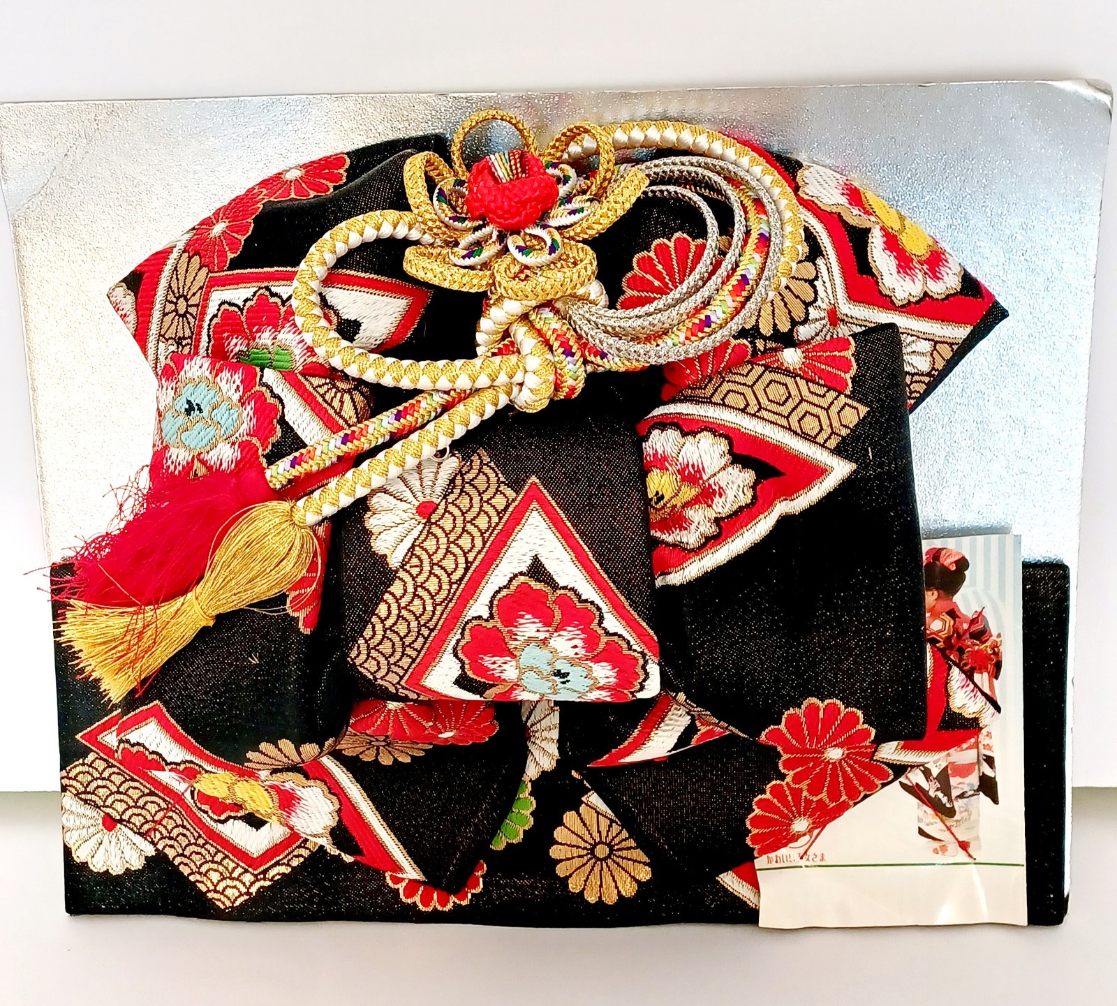 RARE Vintage Mid-Century Japanese Little Girl\'s Formal Brocade Obi ($29.99)