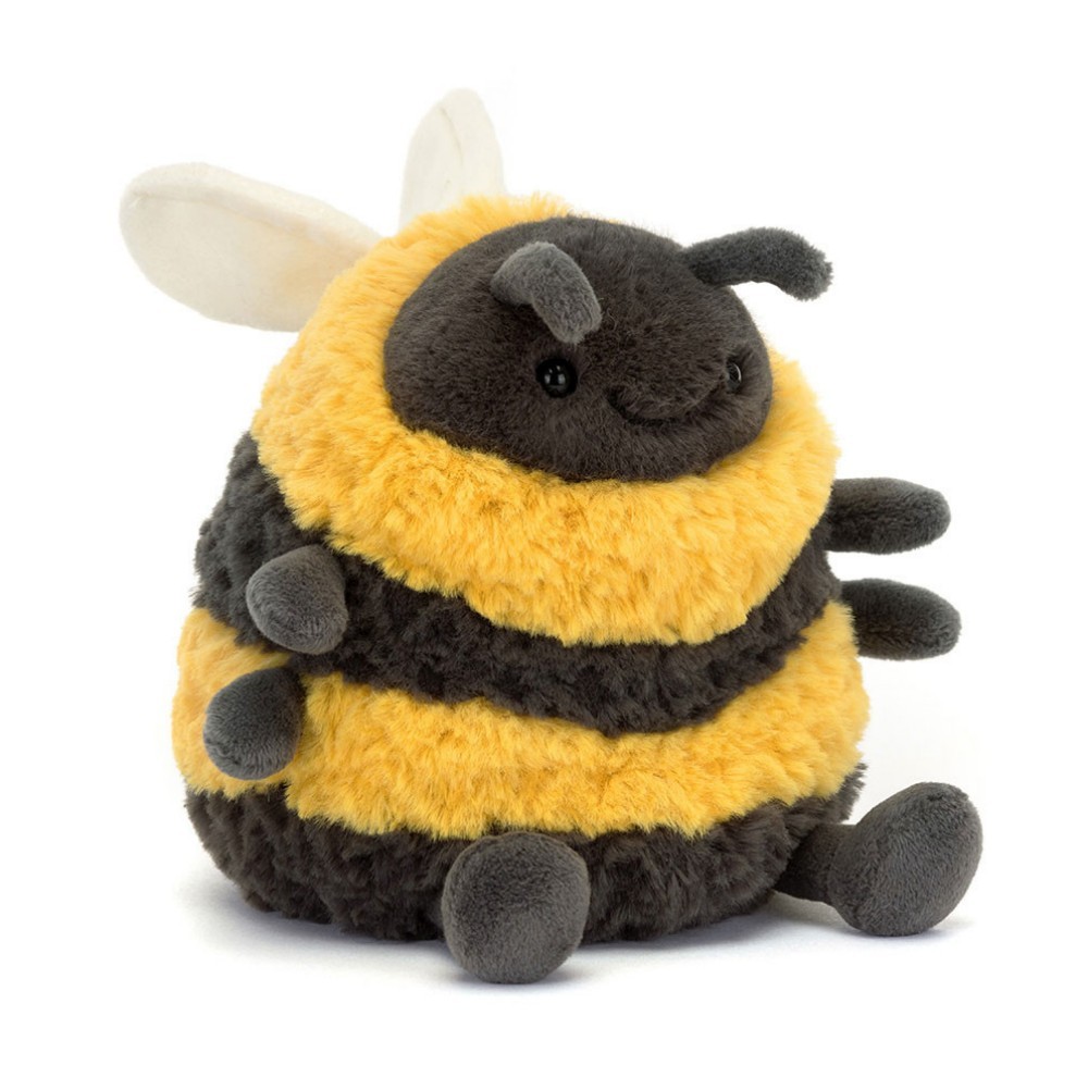 Jellycat Albee Bee Plush Toy in Yellow 6.3 Inches Soft Polyester Stuffed Animal