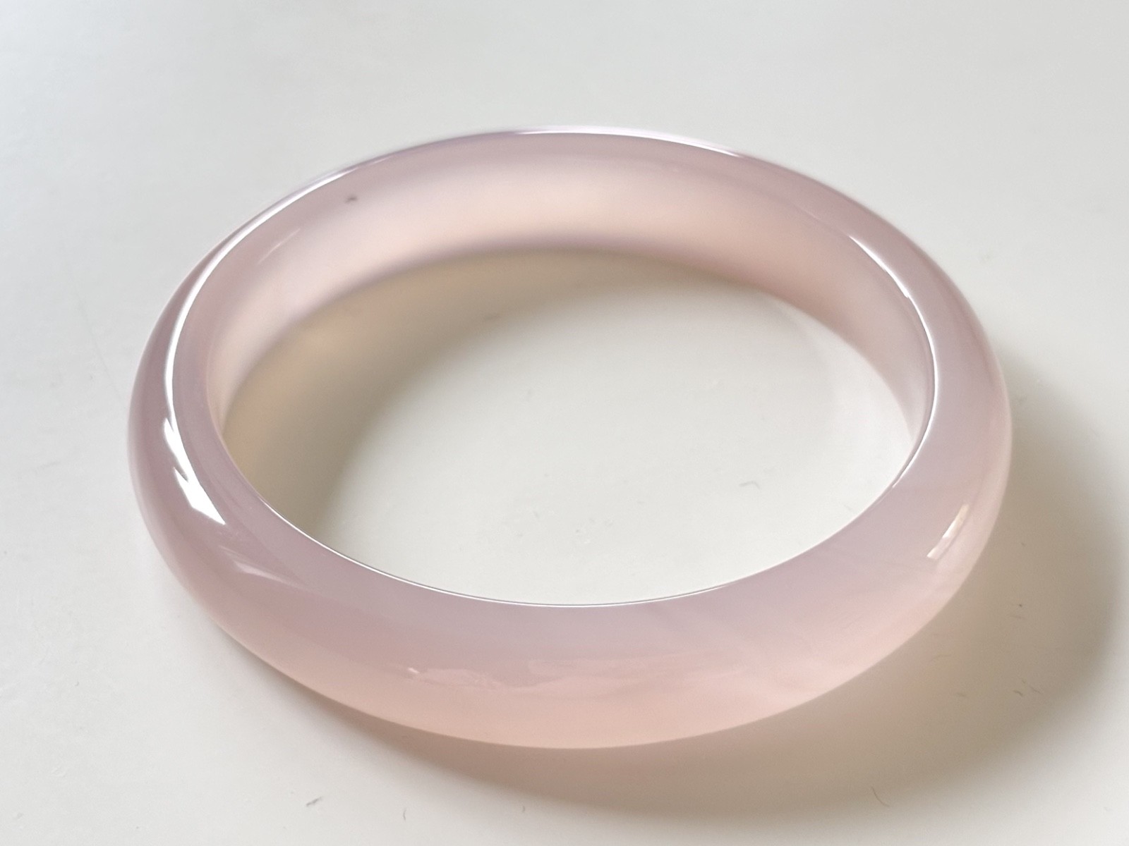 60mm Natural Pink Lace Agate Carnelian Bangle Banded Crystal Healing Bracelet 60mm Natural Pink Lace Agate Carnelian Bangle Banded Crystal Healing Bracelet