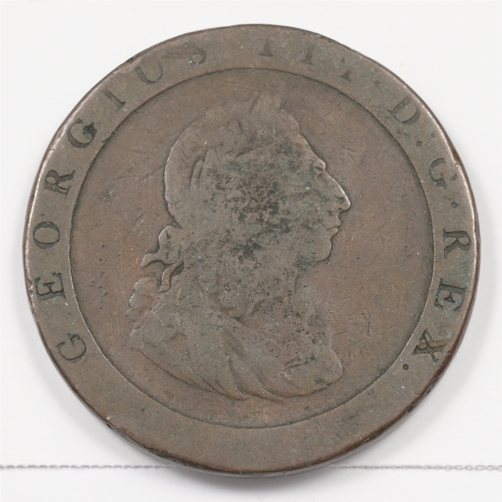 Great Britain 1797 King George III 2 Pence P903946 Great Britain 1797 King George III 2 Pence P903946