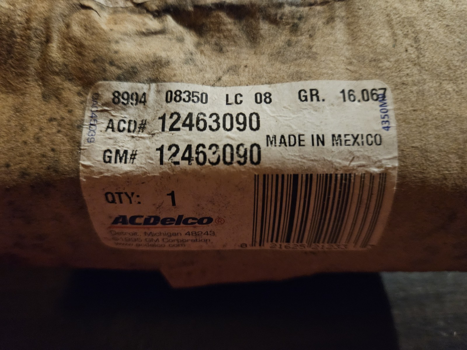NOS GM 12463090 Pulse Board For 88-02 GM NOS GM 12463090 Pulse Board For 88-02 GM