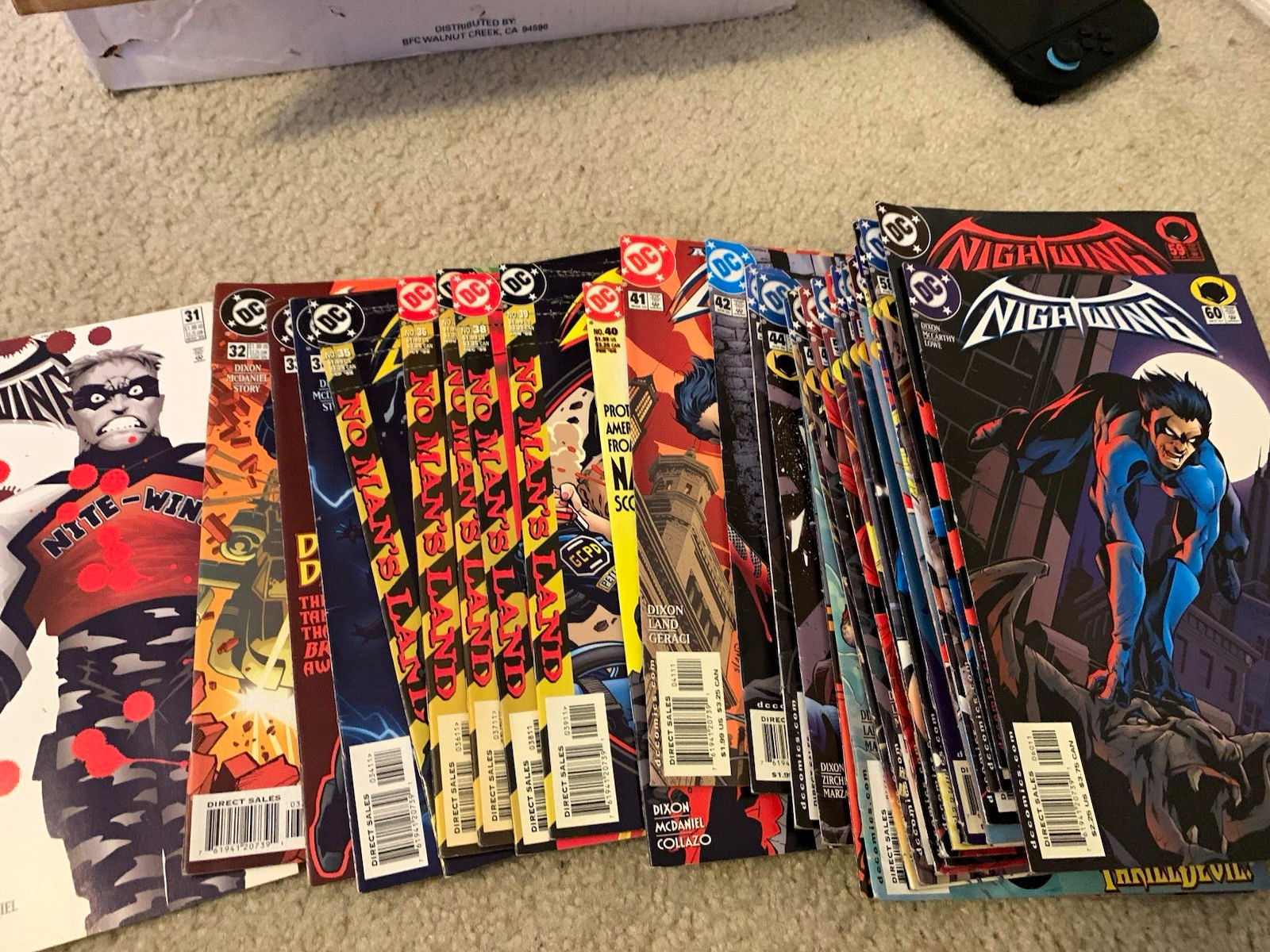 DC Comics Nightwing Comic Book Complete Series from issues 7 to 119 DC Comics Nightwing Comic Book Complete Series from issues 7 to 119