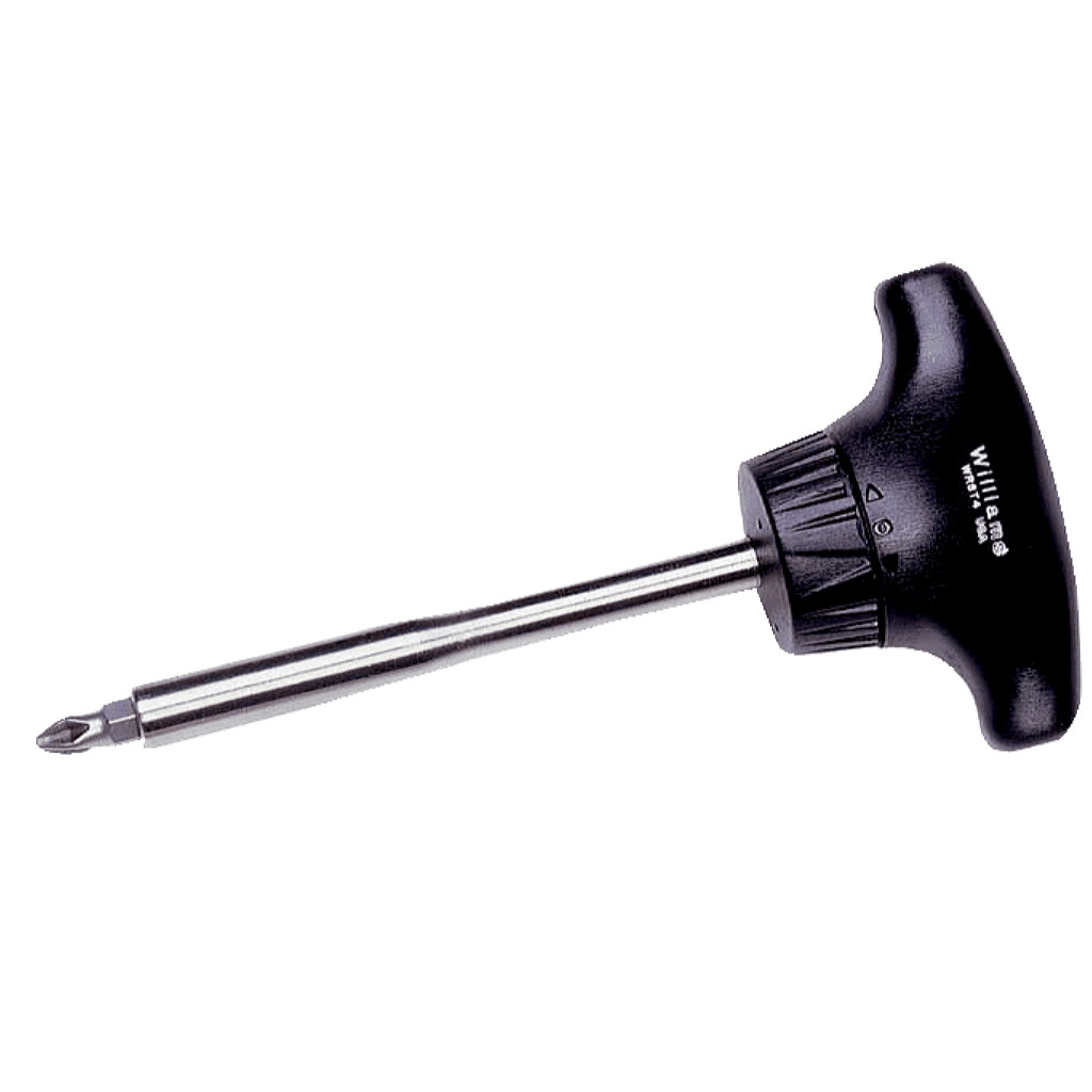 Williams WRST4 Ratcheting Screwdriver, Comfort Grip T-Handle, 3-7/8-Inch Williams WRST4 Ratcheting Screwdriver, Comfort Grip T-Handle, 3-7/8-Inch