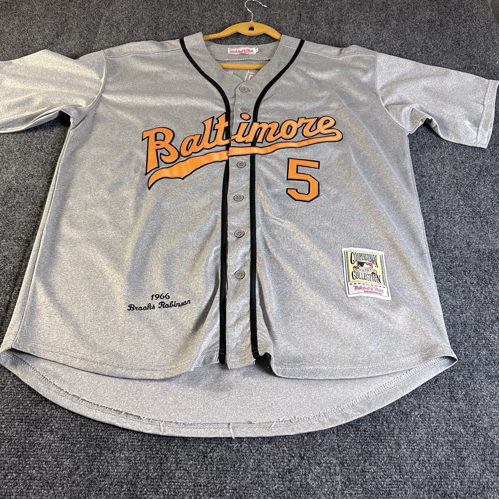 Mitchell & Ness Brooks Robinson Baltimore Orioles 1966 Jersey Mens XL