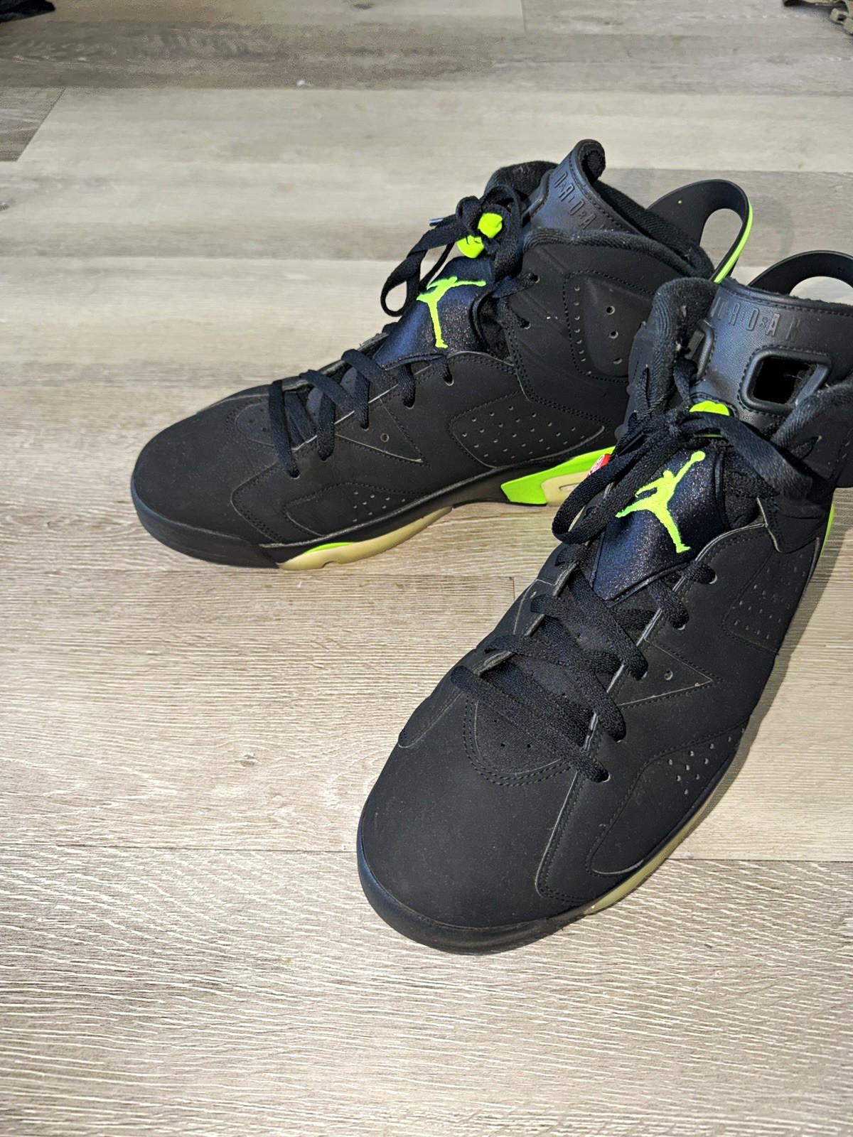 Jordan Air Jordan 6 Retro Electric Green Black/Green Men’s High Top Sneakers