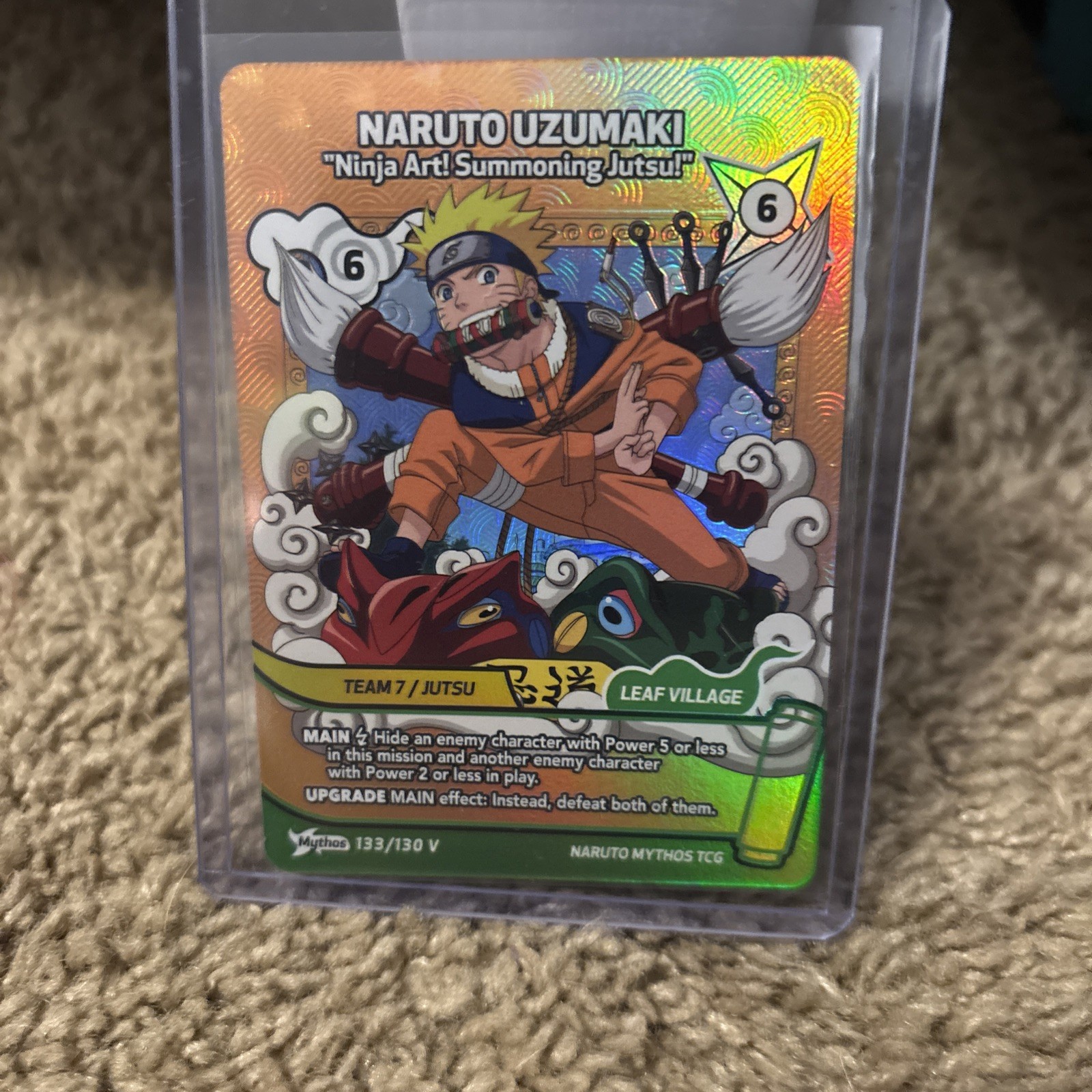 NYCC 2026 Naruto Mythos Naruto Uzumaki IGN Exclusive Promo Card 133/130