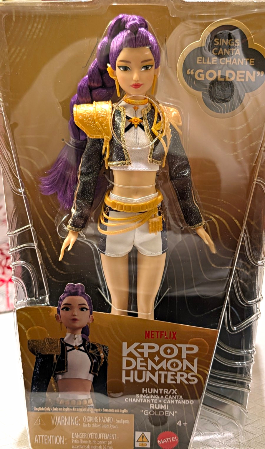 Mattel KPop Demon Hunters Rumi Golden Singing Doll HUNTR/X Netflix JRN40 2026 Mattel KPop Demon Hunters Rumi Golden Singing Doll HUNTR/X Netflix JRN40 2026