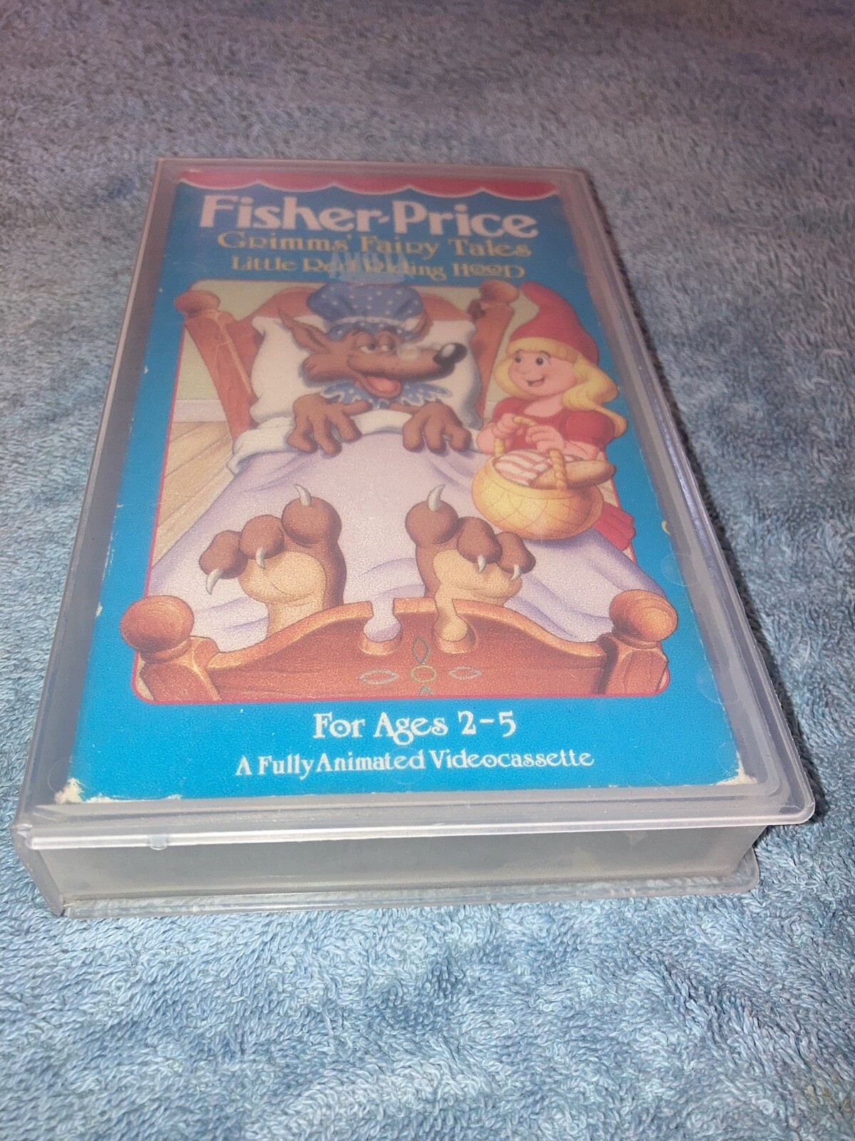 Fisher Price Grimms Fairy Tales Little Red Riding Hood HTF (1988 VHS) VTG OOP