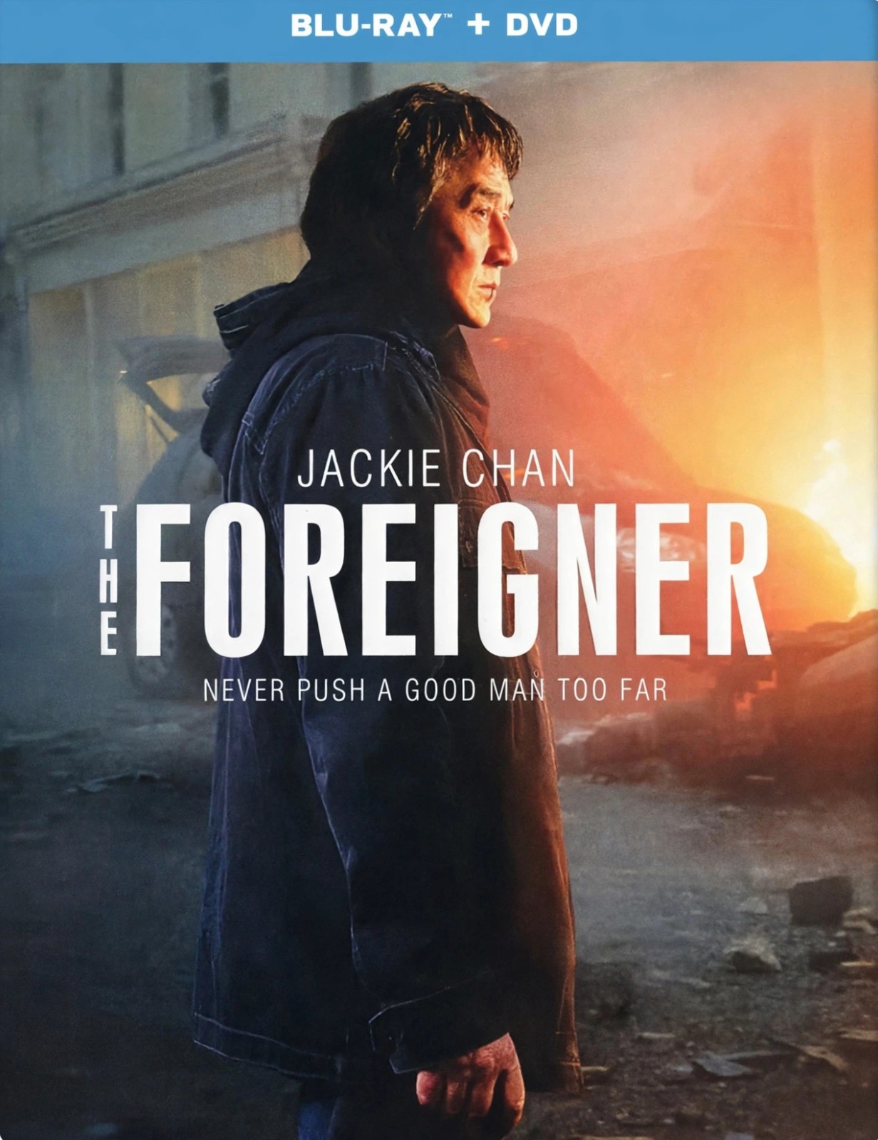 The Foreigner (FACTORY SEALED Blu Ray) Jackie Chan, Pierce Brosnan w/Slipcover