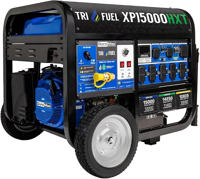  XP15000HXT 15,000 Watt Tri Fuel Portable Home Power Backup HXT Generator w/CO A