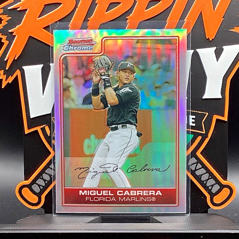 Topps 2006 Bowman Chrome Miguel Cabrera Refractor #194 Florida Marlins MINT Topps 2006 Bowman Chrome Miguel Cabrera Refractor #194 Florida Marlins MINT