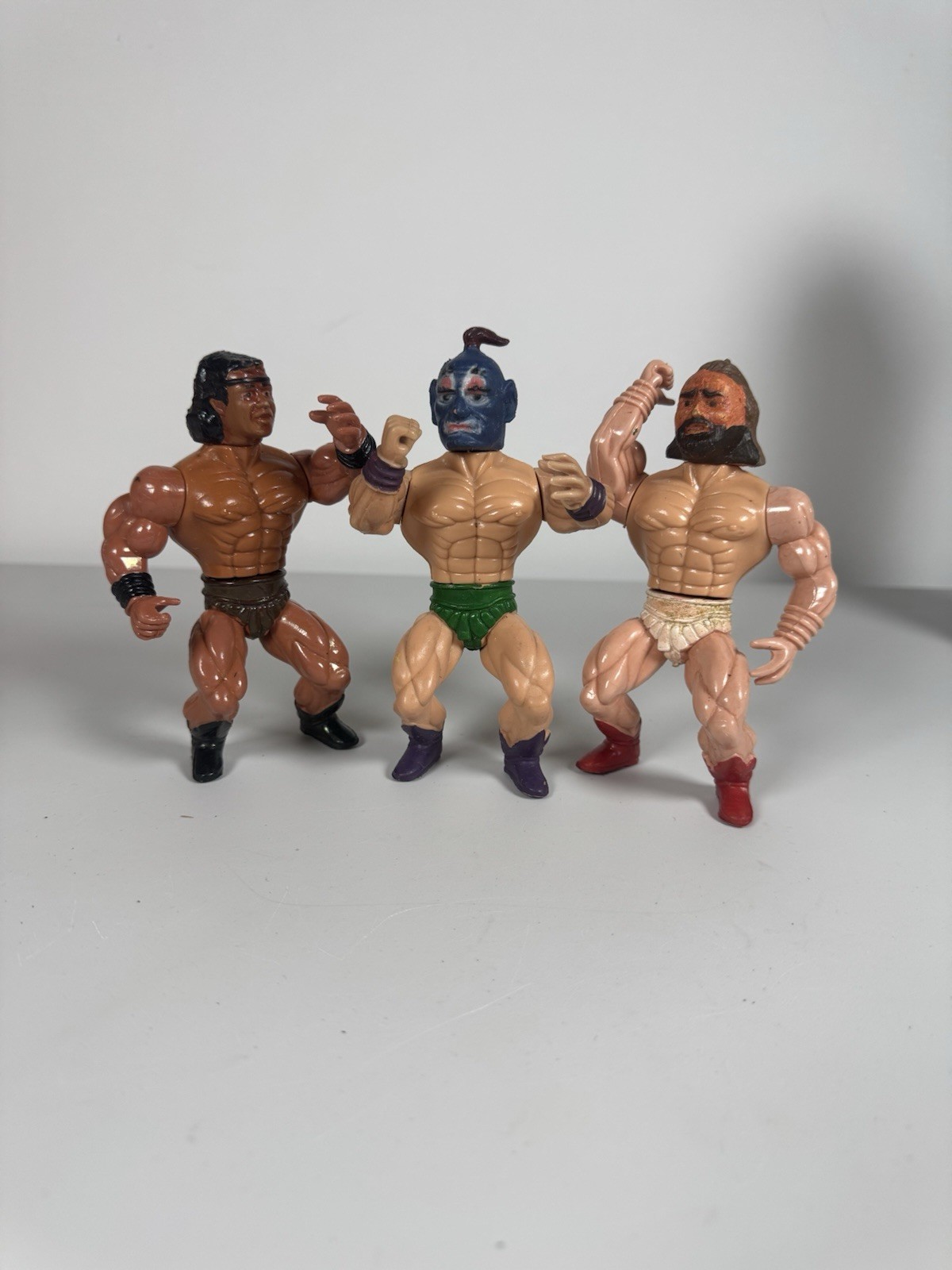 Vintage Muscle Warriors Galaxy Fighters KO MOTU Lot of 3