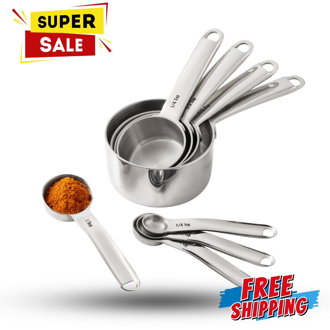 [FASH SALE] Williams Sonoma Signature Measuring Cups Spoons Boxed Set