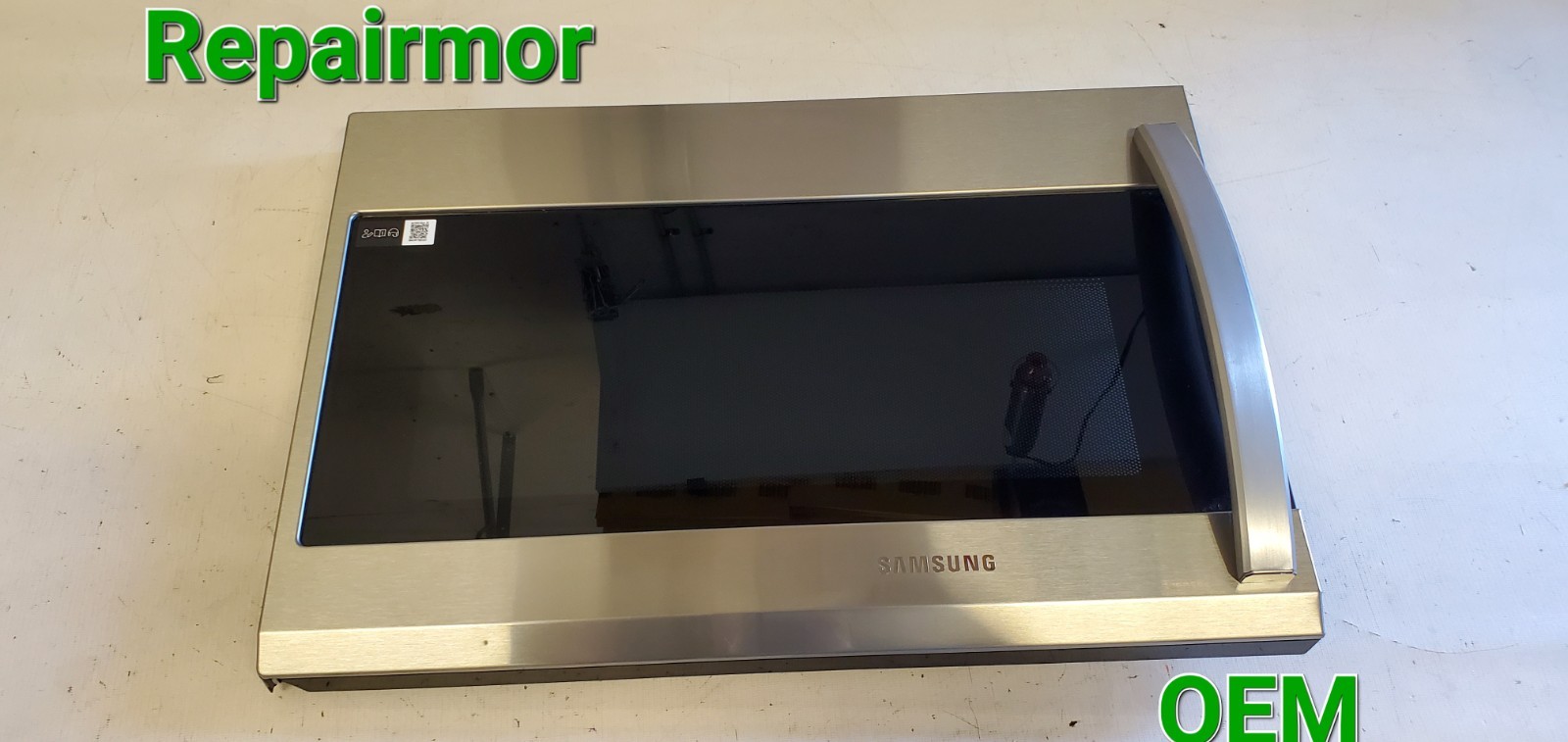 DE94-04311A OEM Genuine Samsung Microwave Stainless Steel Door w/ Handle Assy