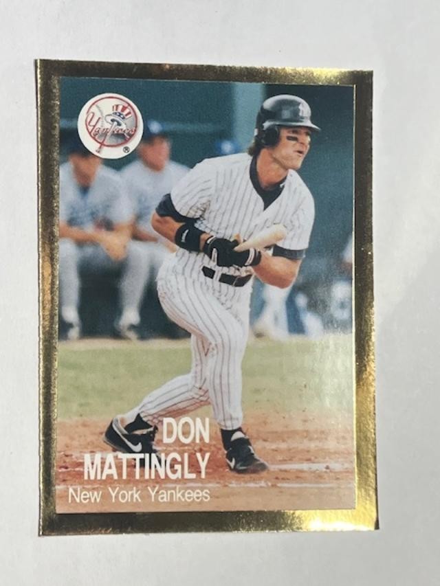 RARE 1991 Playball USA #91G-4 GOLD FOIL Don Mattingly MINT SHIPS FREE