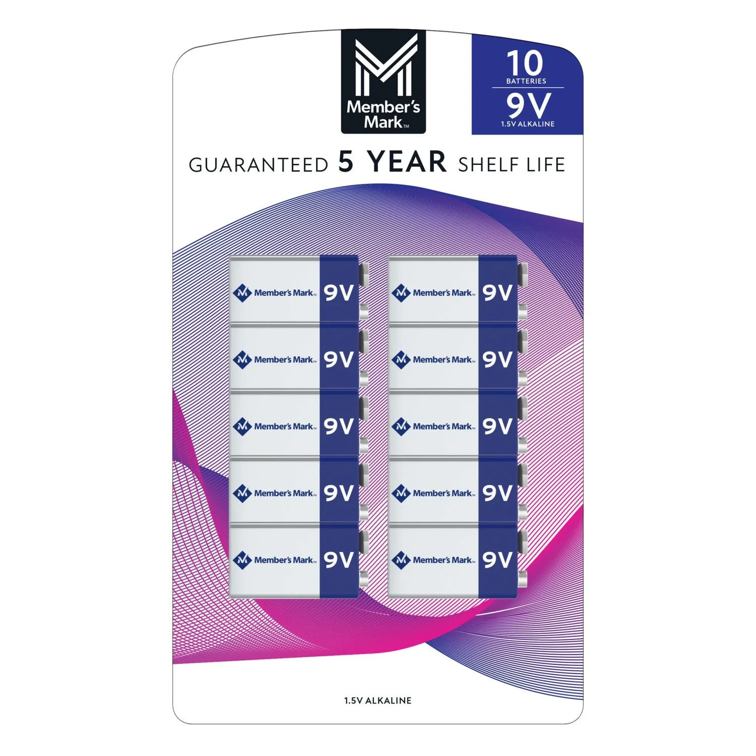 Member's Mark UPN-177871 9V Alkaline Batteries