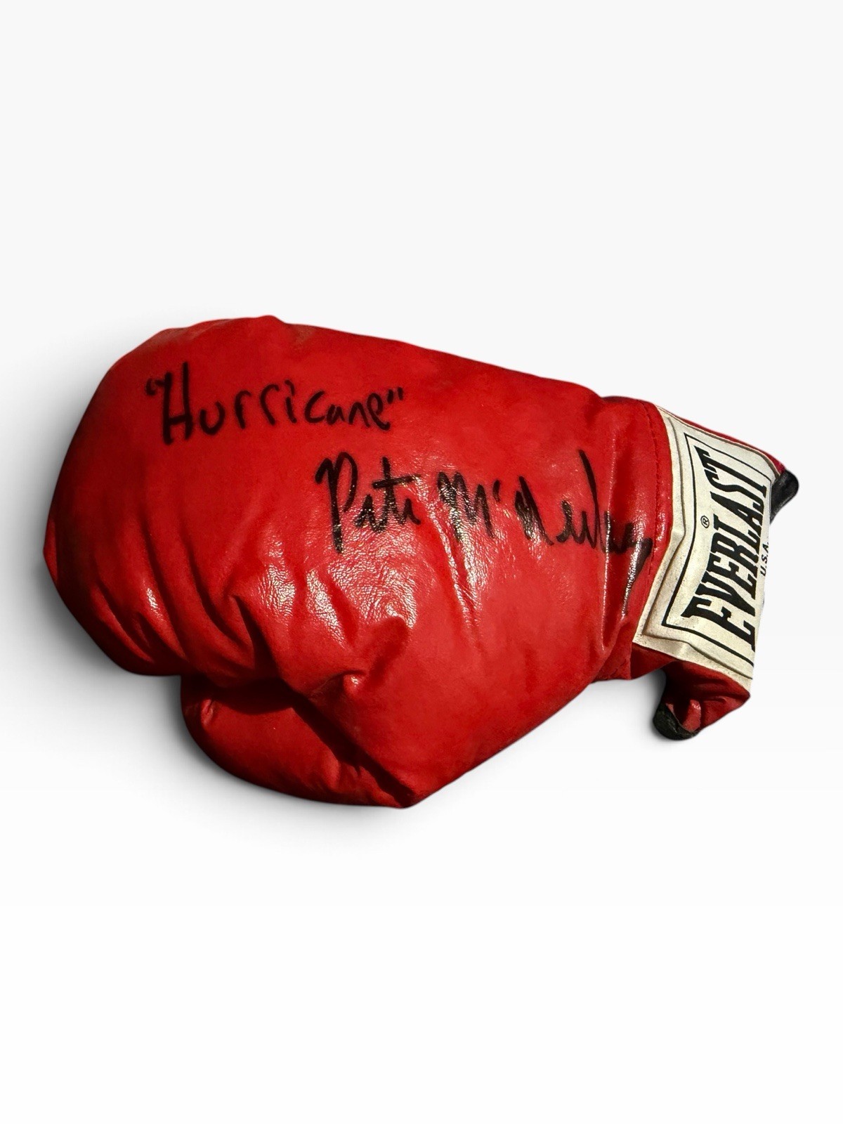 Peter “Hurricane” McNeeley Signed Vintage Everlast USA 9oz Boxing Glove Tyson