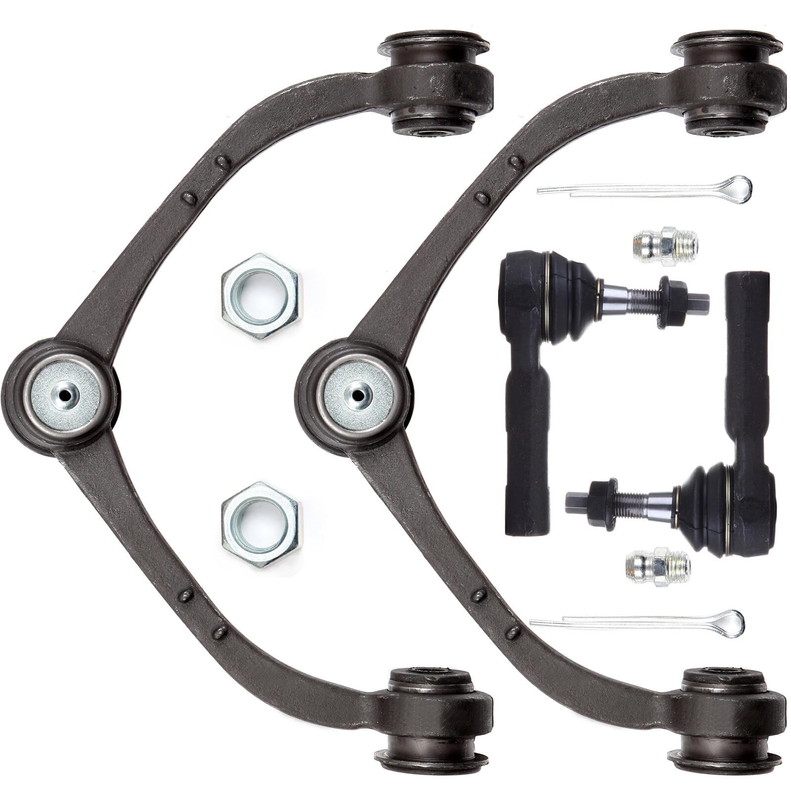 4PC Upper Control Arm Tie Rod End for Dodge Dakota Mitsubishi Raider 2005-2011