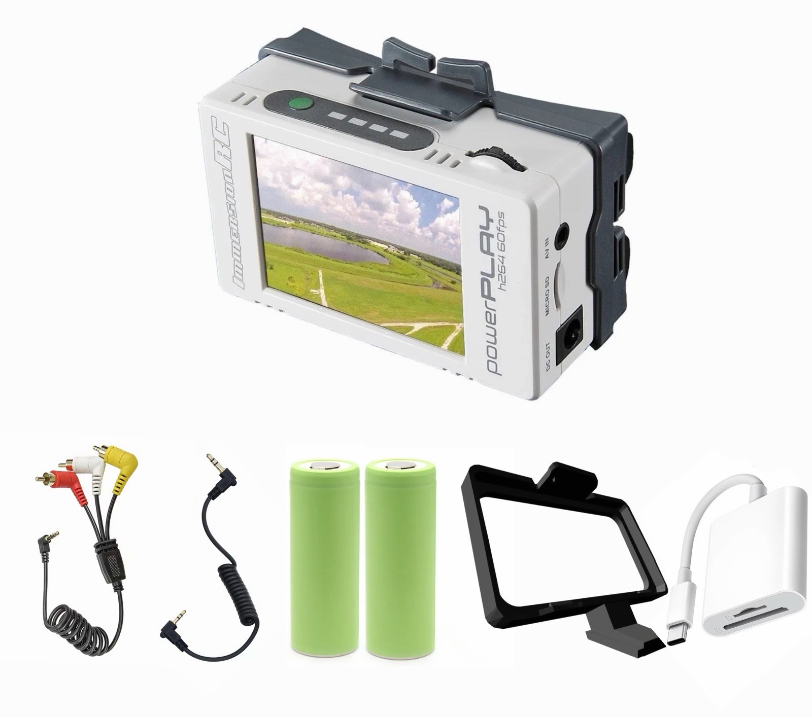 2026 Latest ImmersionRC PowerPlay with DVR LCD Screen *BATTERIES INCLUDED
