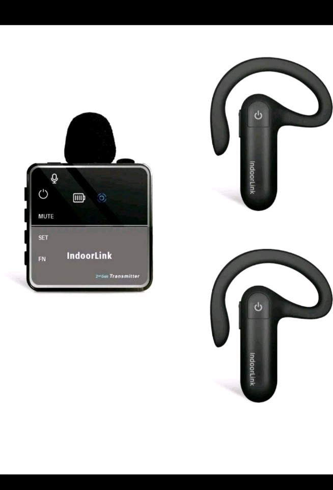 IndoorLink Lavalier Whisper Wireless Tour Guide System- New IndoorLink Lavalier Whisper Wireless Tour Guide System- New