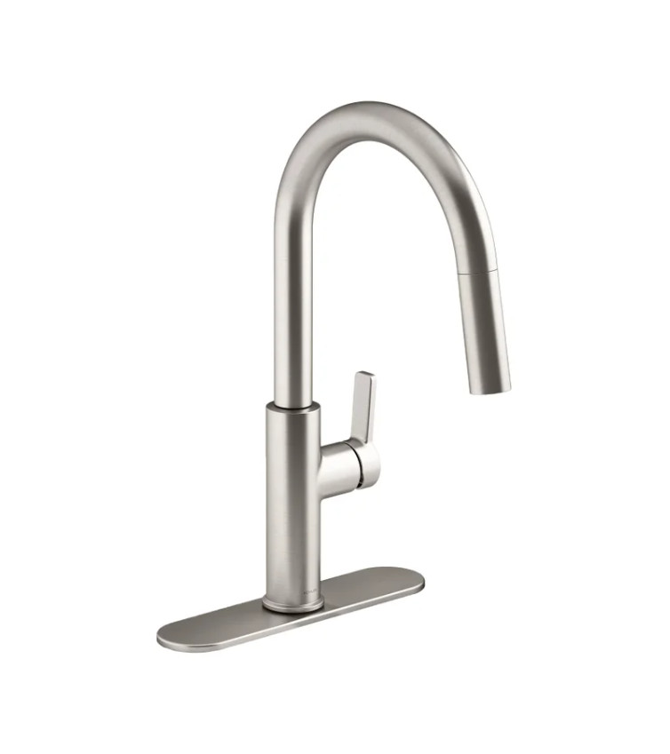 Kohler Rodean Kitchen Sink Faucet - Stainless Finish - R38473-LVS Kohler Rodean Kitchen Sink Faucet - Stainless Finish - R38473-LVS