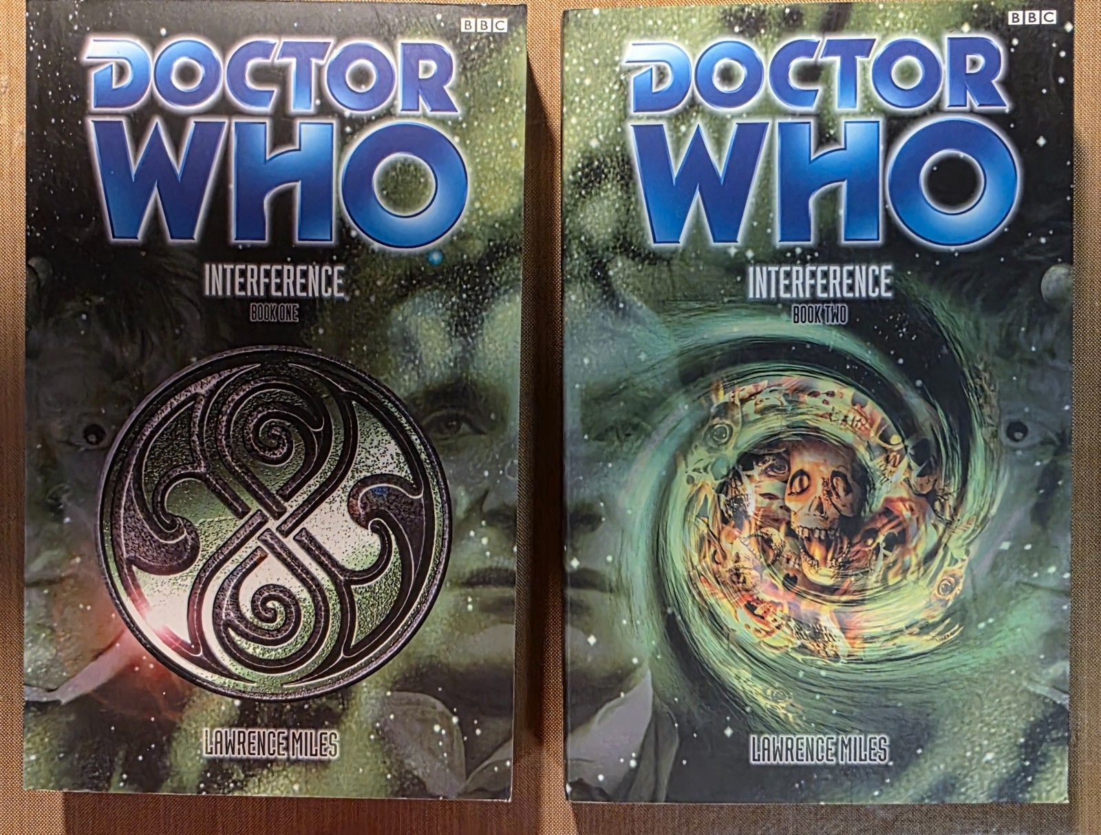 Doctor Who Dr. Who Interference Book One & Book Two BBC Lawrence Miles Brand New