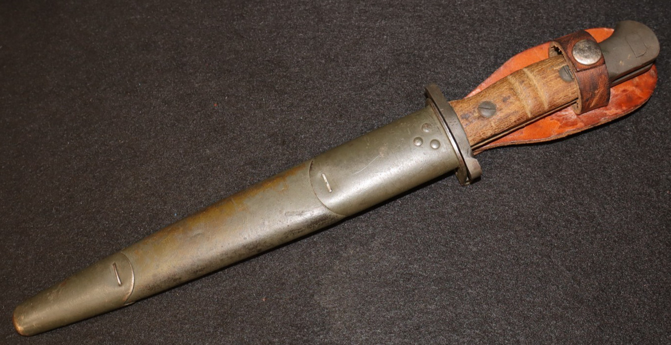 French Indochina War Foreign Legion Fighting Knife Cut-Down Remington Bayonet 13