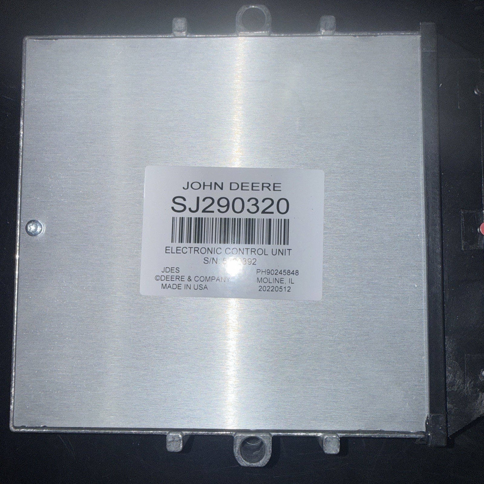 John Deere OEM Electronic Control Unit P90245848, SJ290320 NEW