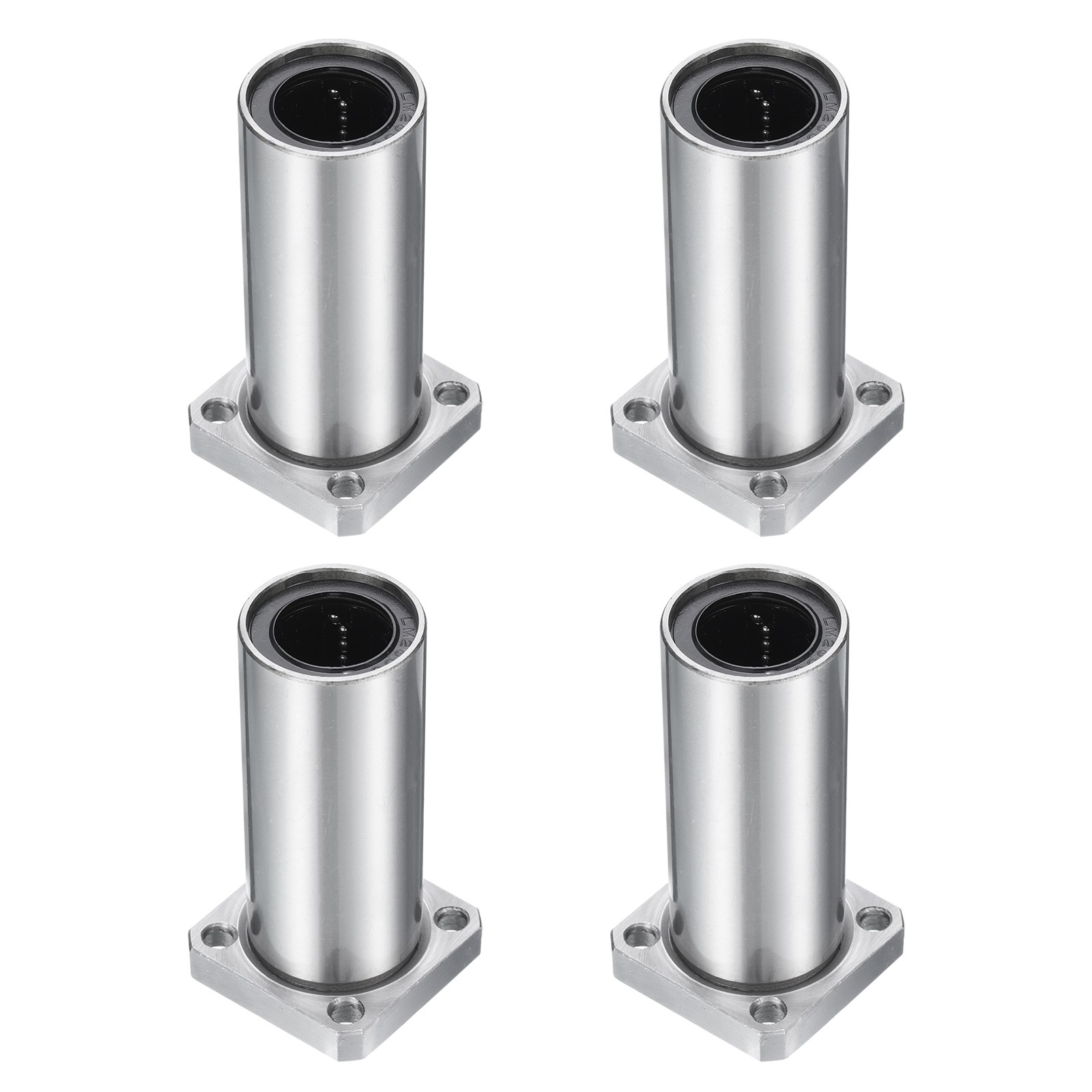 4pcs LMK20LUU Linear Ball Bearings 20x32x80mm Square Flange for CNC 3D Printer