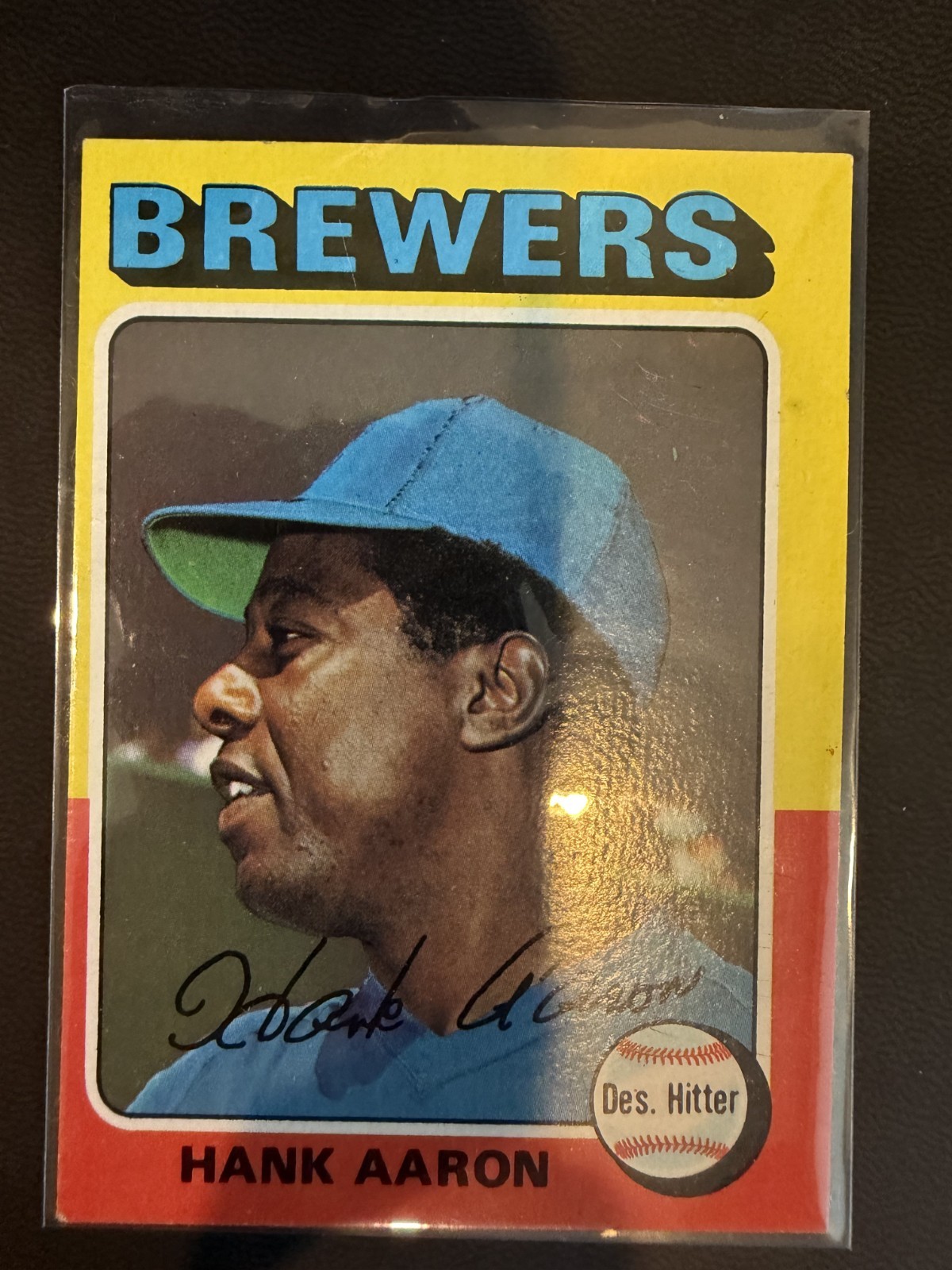 1975 Topps - Hank Aaron #660 1975 Topps - Hank Aaron #660