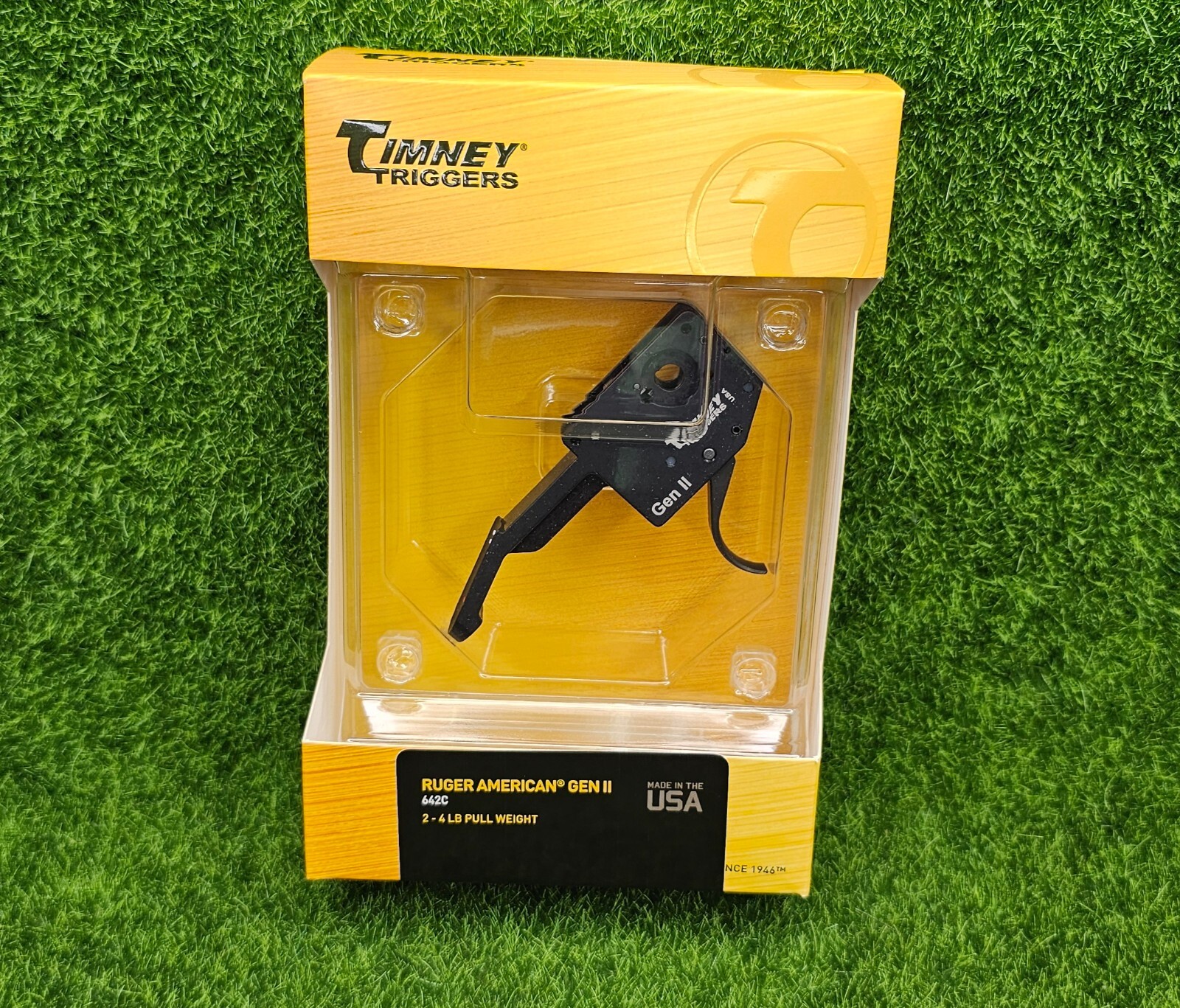 Timney Curved Trigger for Ruger American® Gen II Centerfire, Black - 642C Timney Curved Trigger for Ruger American® Gen II Centerfire, Black - 642C