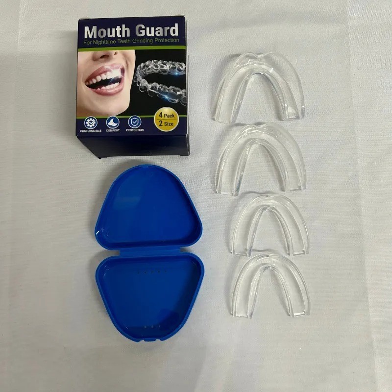 4X Mouth Guard Teeth Grinding Guard Dental Night Guard Custom Fit for Bruxism